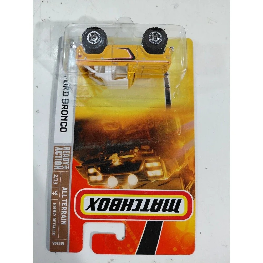 NIP Matchbox All Terrain 1:64 Die Cast 1972 Ford Bronco 4x4 SUV